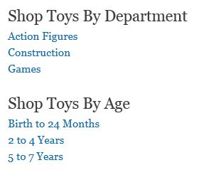 Shop Toys Page